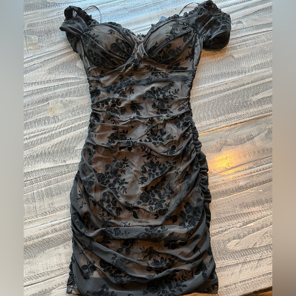 Black Dress with Lace detail